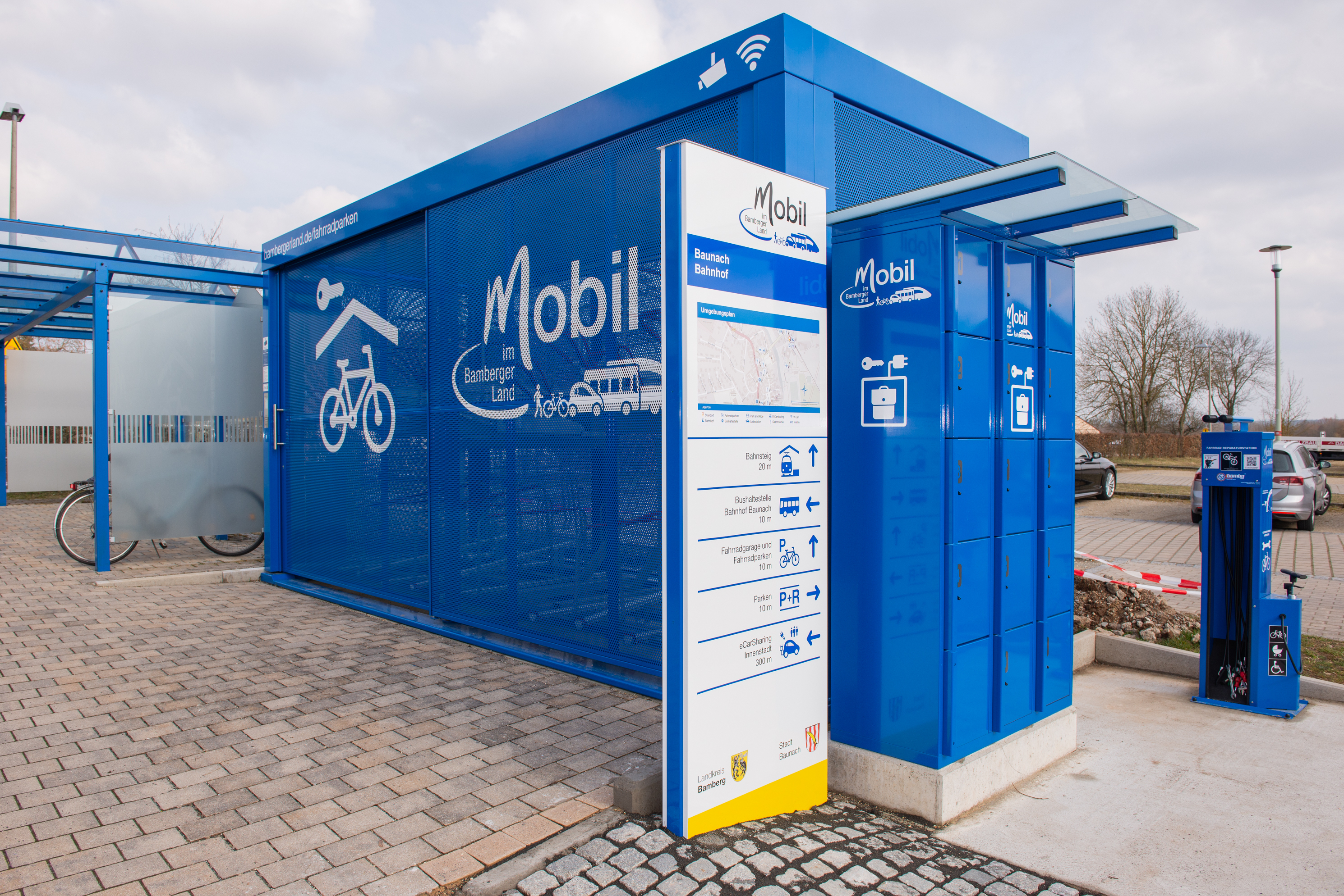 Mobilstationen / Fahrradparken