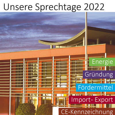 Deckblatt Sprechtage 2021