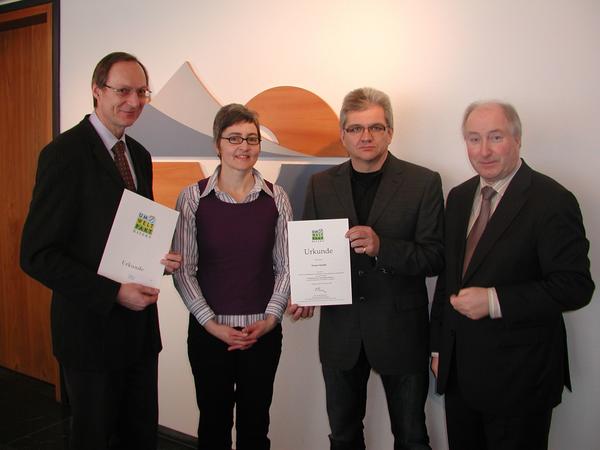 Auszeichnung der Fa. Voran GmbH im Umweltpakt Bayern
