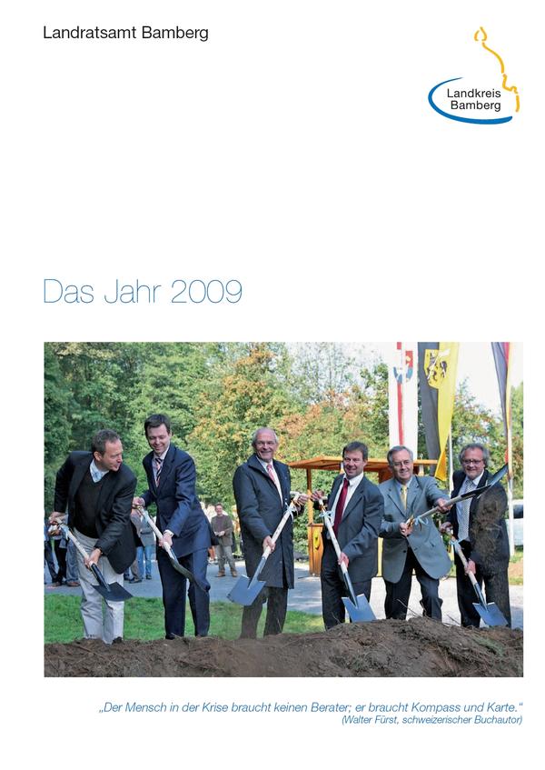 Titelblatt des Jahresberichts 2009
