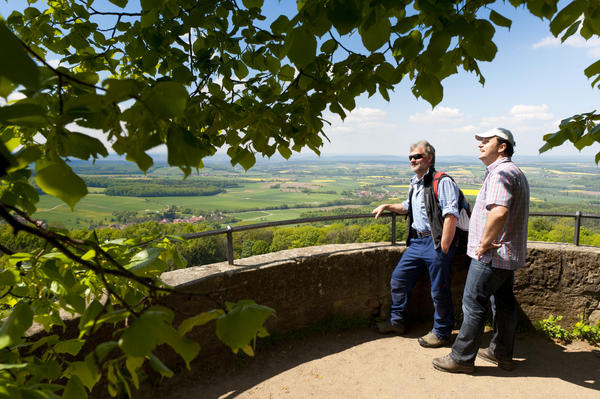 Bild vergr&ouml;&szlig;ern: Wandern mit Aussicht - Giechburg