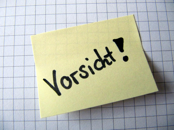 Bild vergr&ouml;&szlig;ern: Vorsicht Post-it