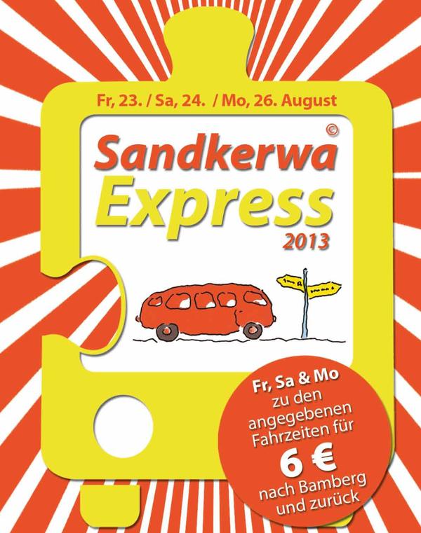 Titelbild Sandkerwa Express 2013