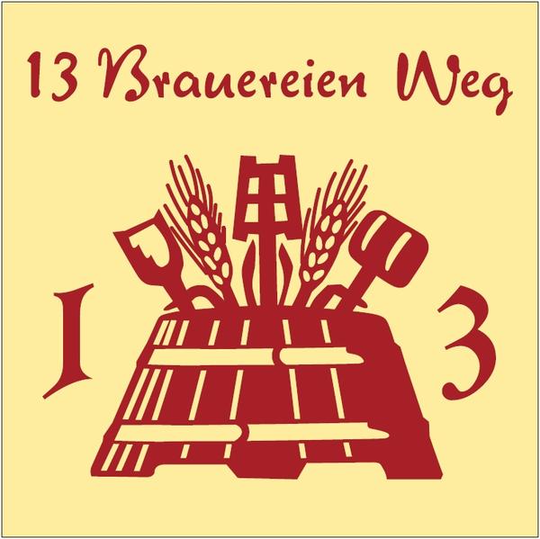 Der 13-Brauereienweg - Logo