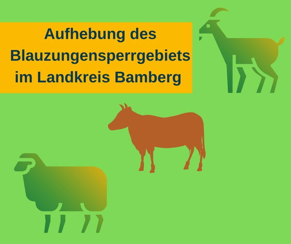 Bild vergr&ouml;&szlig;ern: Aufhebung des Blauzungensperrgebiets im Landkreis Bamberg