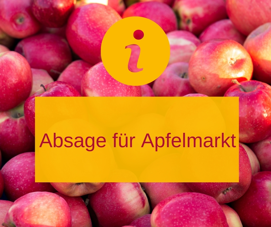 Absage Apfelmarkt