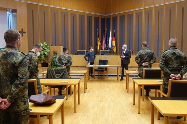 Begrüßung Bundeswehr