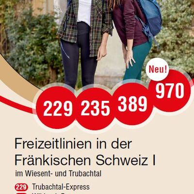 Bild vergr&ouml;&szlig;ern: Titelbild Broschüre VGN »Fränkische-Toskana-Express«