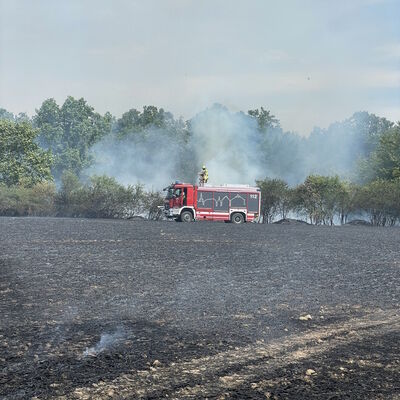 Bild vergr&ouml;&szlig;ern: Brand bei Burgebrach