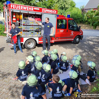 Bild vergr&ouml;&szlig;ern: Die Stappenbacher Blaulichtbande startet durch!
