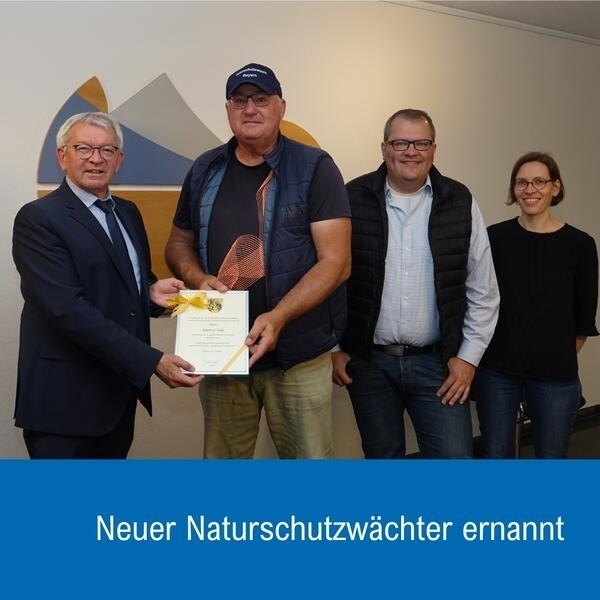 Bild vergr&ouml;&szlig;ern: Neuer Naturschutzwächter ernannt
