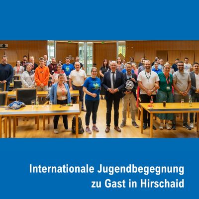 Bild vergr&ouml;&szlig;ern: Internationale Jugendbegegnung zu Gast in Hirschaid