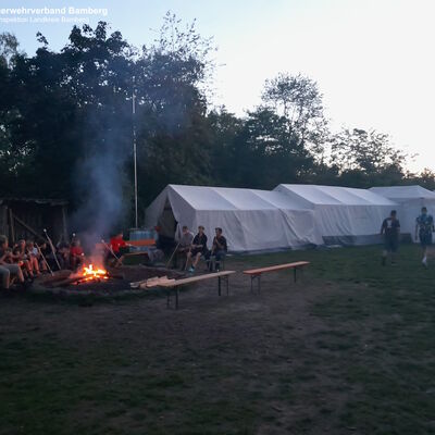 Bild vergr&ouml;&szlig;ern: Zeltlager Jugendfeuerwehr
