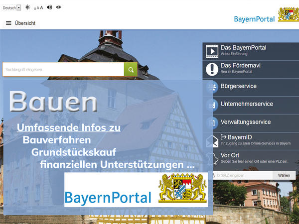 Bauen - Bayern Portal