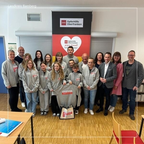 Bild vergr&ouml;&szlig;ern: MEDIENSCOUTS OBERFRANKEN ausgebildet