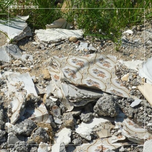 Bild vergr&ouml;&szlig;ern: Illegale Bauschuttablagerung am Main nahe Ebing
