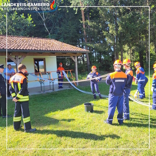Bild vergr&ouml;&szlig;ern: Gaudileistungsmarsch der Jugendfeuerwehren des Landkreises Bamberg