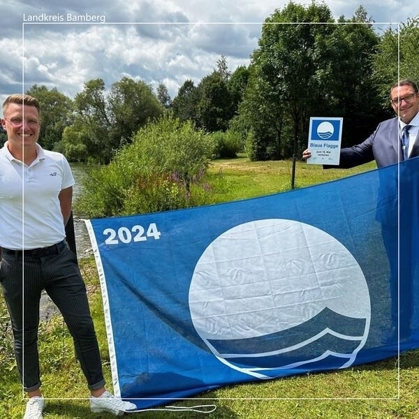 Bild vergr&ouml;&szlig;ern: Blaue Flagge für Badeseen im Obermaintal
