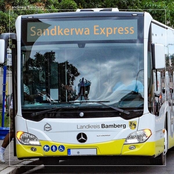 Bild vergr&ouml;&szlig;ern: Sicher zur Sandkerwa mit dem Sandkerwa-Express