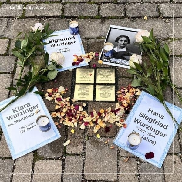 Bild vergr&ouml;&szlig;ern: Stolpersteine Demmelsdorf