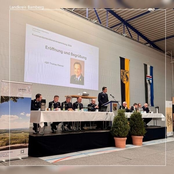 Bild vergr&ouml;&szlig;ern: Jahresversammlung der Feuerwehren im Landkreis Bamberg