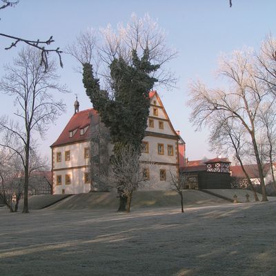Schloß Wernsdorf im Winter