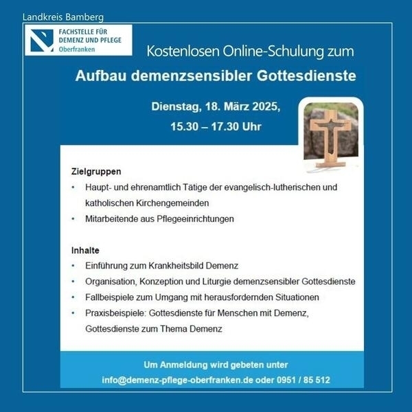 Bild vergr&ouml;&szlig;ern: Vertrautes bewahren: Gottesdienste für Menschen mit Demenz