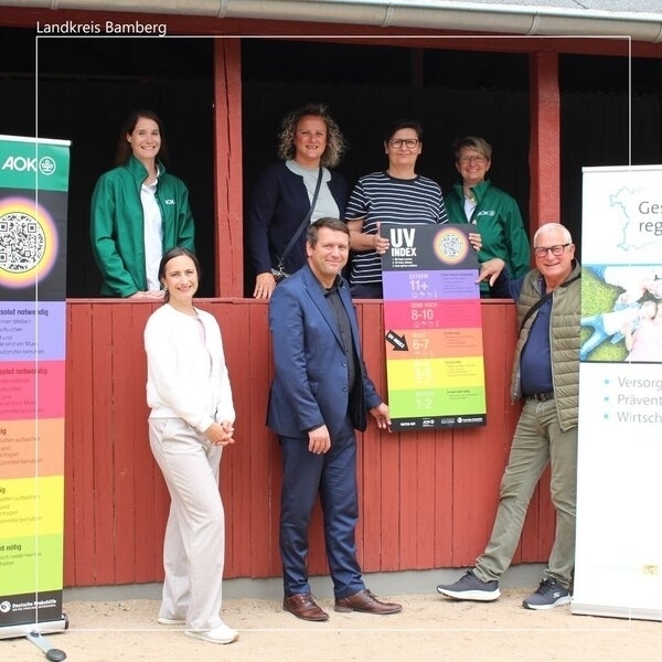 Bild vergr&ouml;&szlig;ern: UV-Index-Tafeln an neuen Standorten in der Region Bamberg