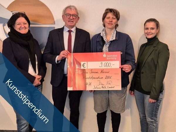 Bild vergr&ouml;&szlig;ern: Simone Körner erhält Kunststipendium 2026 von Stadt und Landkreis Bamberg