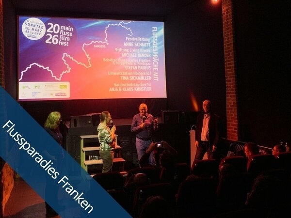 Bild vergr&ouml;&szlig;ern: Klima und Wasser zusammen denken. Fast 800 Besucher beim Main FlussFilmFest 2026