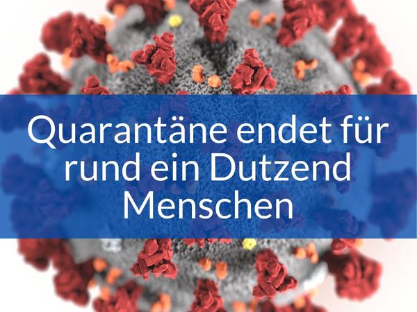 Bild vergr&ouml;&szlig;ern: Corona - Quarantäne endet für rund ein Dutzend Menschen
