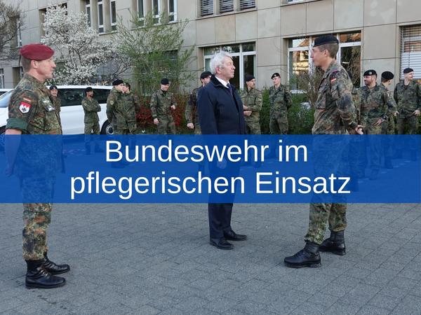 Bild vergr&ouml;&szlig;ern: Bundeswehr im pflegerischen Einsatz
