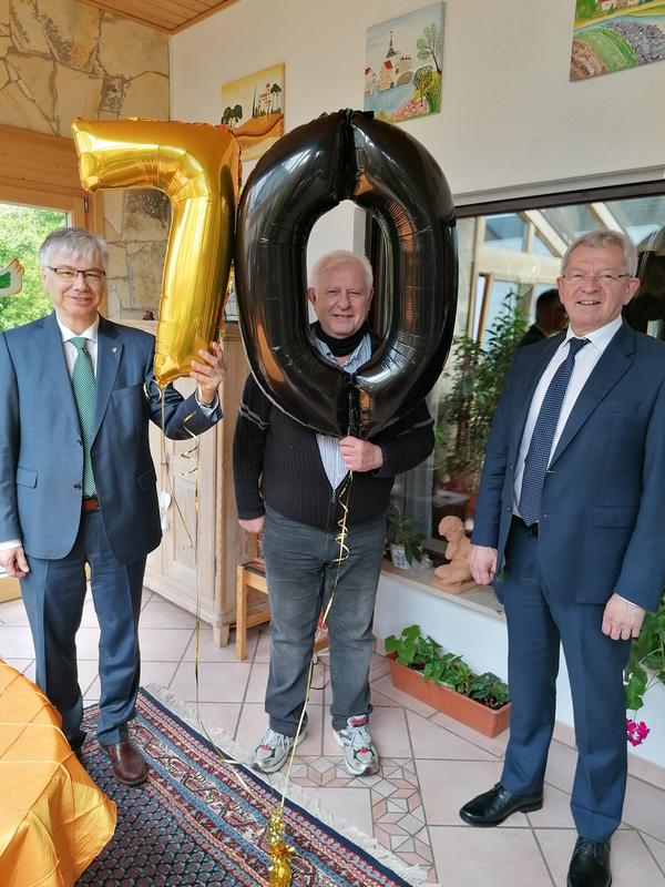 Bild vergr&ouml;&szlig;ern: 70. Geburtstag Pfister