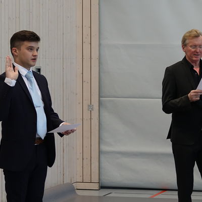 Bild vergr&ouml;&szlig;ern: Vereidigung FDP, ödp, LINKE