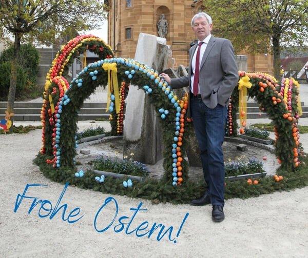 Landrat Johann Kalb wünscht Frohe Ostern!