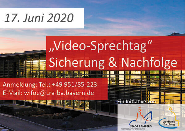 Bild vergr&ouml;&szlig;ern: Video-Sprechtag Sicherung und Nachfolge am 17. Juni 2020