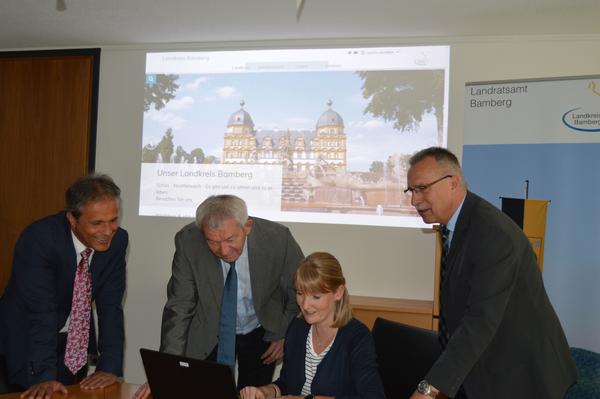 Bild vergr&ouml;&szlig;ern: Landkreis Bamberg geht mit neuer Homepage online