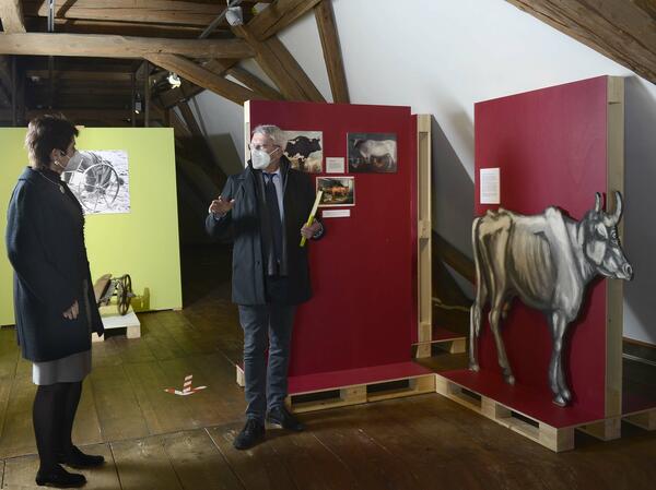 Bild vergr&ouml;&szlig;ern: Ausstellungseröffnung »Utopie Landwirtschaft« im Bauernmuseum
