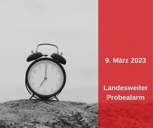 Bild vergr&ouml;&szlig;ern: Landesweiter Probealarm am 9. März