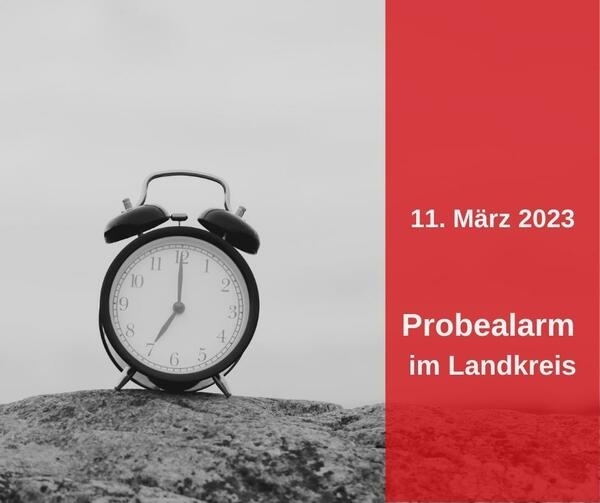 Bild vergr&ouml;&szlig;ern: Probealarm im Landkreis am 11. März.