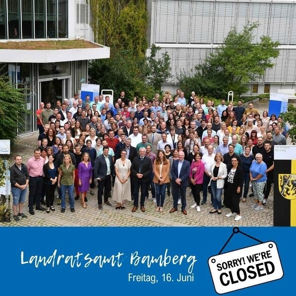 Landratsamt Bamberg am 16. Juni geschlossen