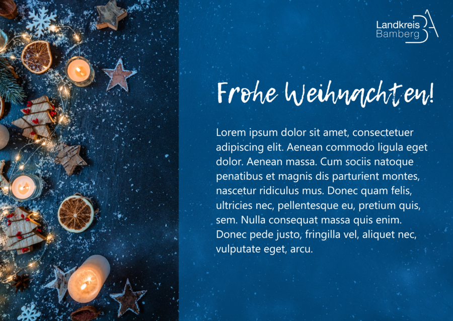 Digitale Weihnachtskarte - Motiv 3