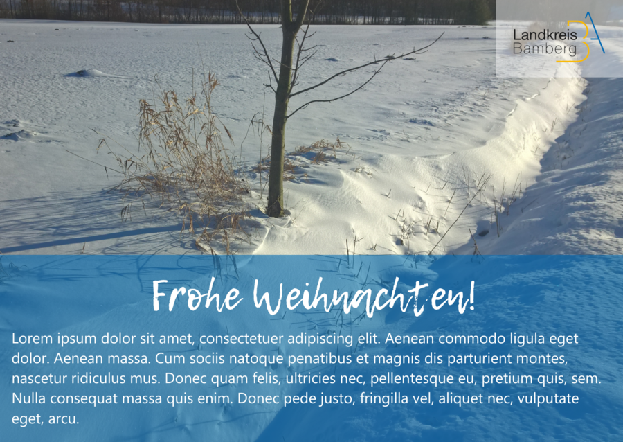 Digitale Weihnachtskarte - Motiv 4