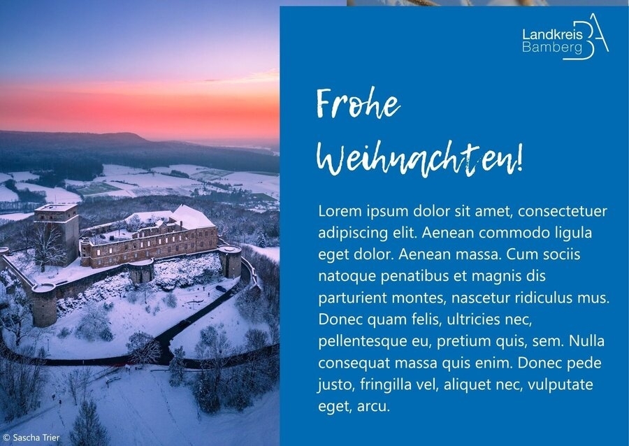 Digitale Weihnachtskarte - Motiv 6