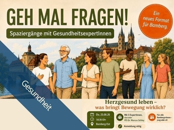 Bild vergr&ouml;&szlig;ern: Geh mal fragen – Spaziergänge mit Gesundheitsexpertinnen und -experten