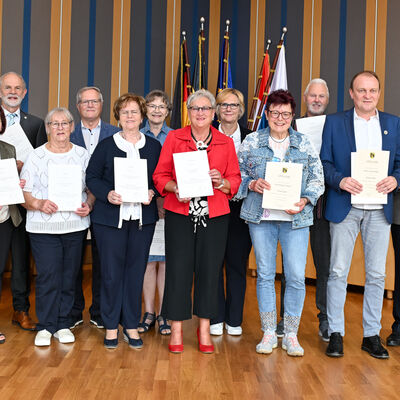 Bild vergr&ouml;&szlig;ern: Auszeichnung für gelebtes Ehrenamt im Landkreis Bamberg