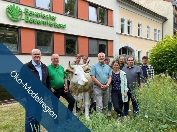 Bild vergr&ouml;&szlig;ern: Öko-Modellregionen und Bayerischer Bauernverband Oberfranken im Austausch