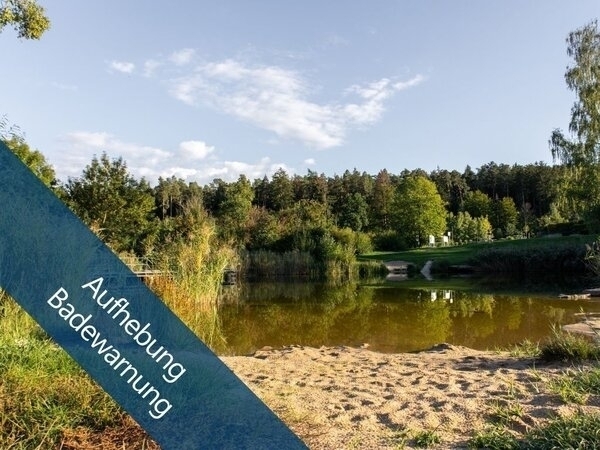 Bild vergr&ouml;&szlig;ern: Aufhebung Badewarnung Trabelsdorf