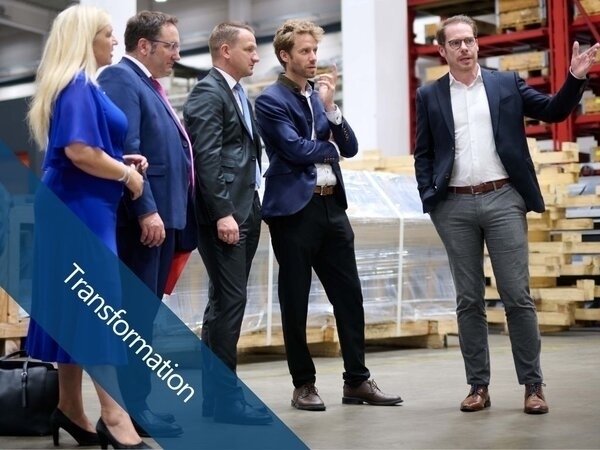 Bild vergr&ouml;&szlig;ern: Landrat und OB werben für Transformationsschub in der Region