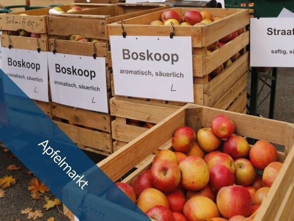 Bild vergr&ouml;&szlig;ern: Regional, saisonal, lecker – der Erlebnismarkt rund um den Apfel